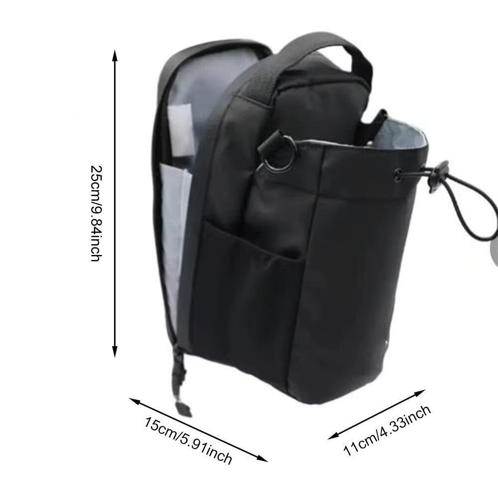 Bolso Morral Imantado para GYM Porta Botella Celular Audífonos